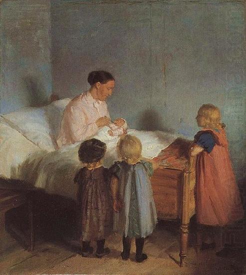Anna Ancher Little Brother china oil painting image